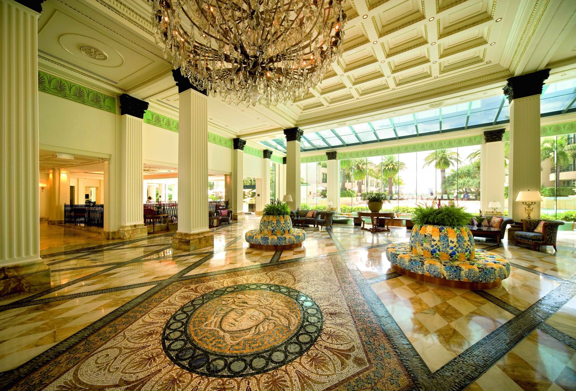 interior style design hotel hall palazzo versace hotel australia