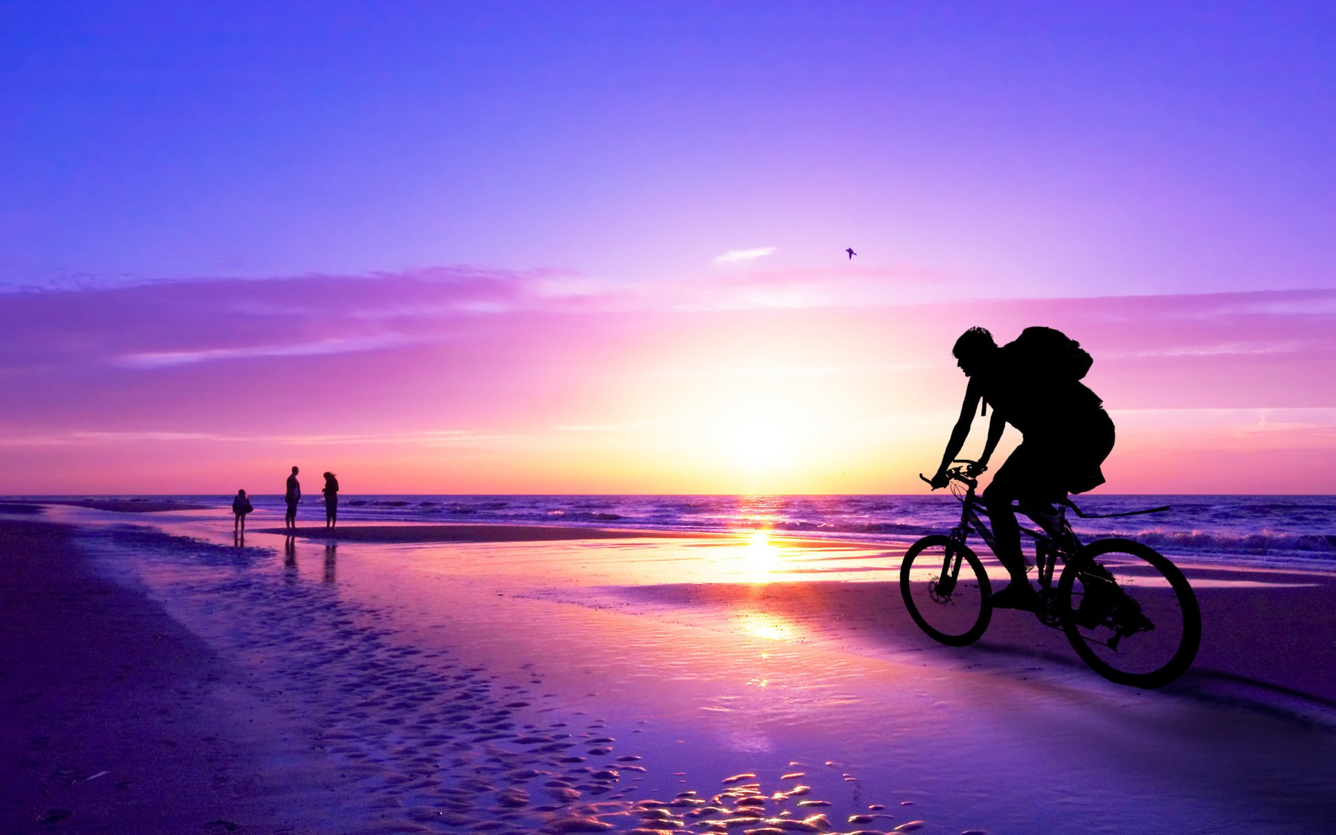 bicicletta freschezza del mare uomo