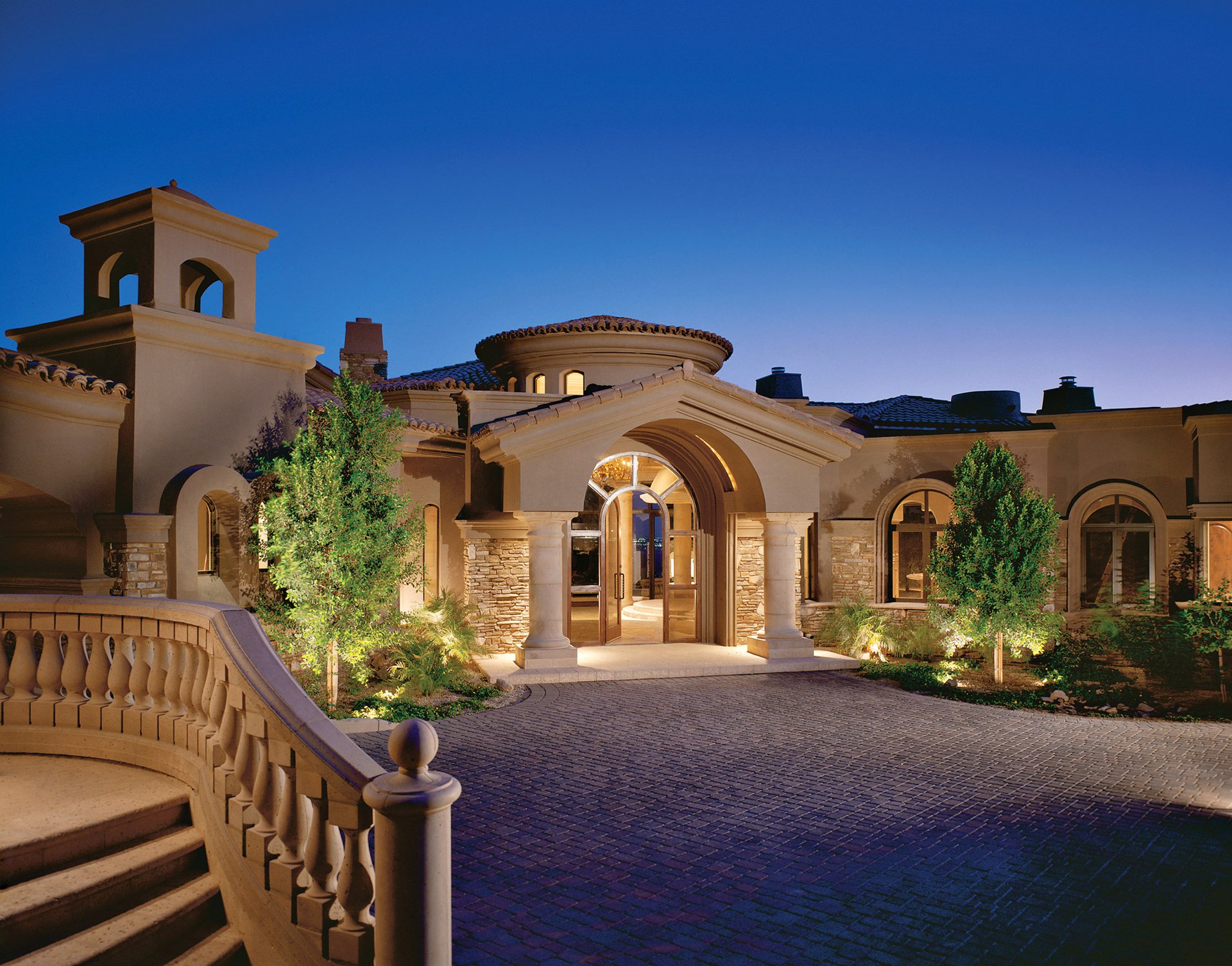 tuscany italy sky villa yard architecture