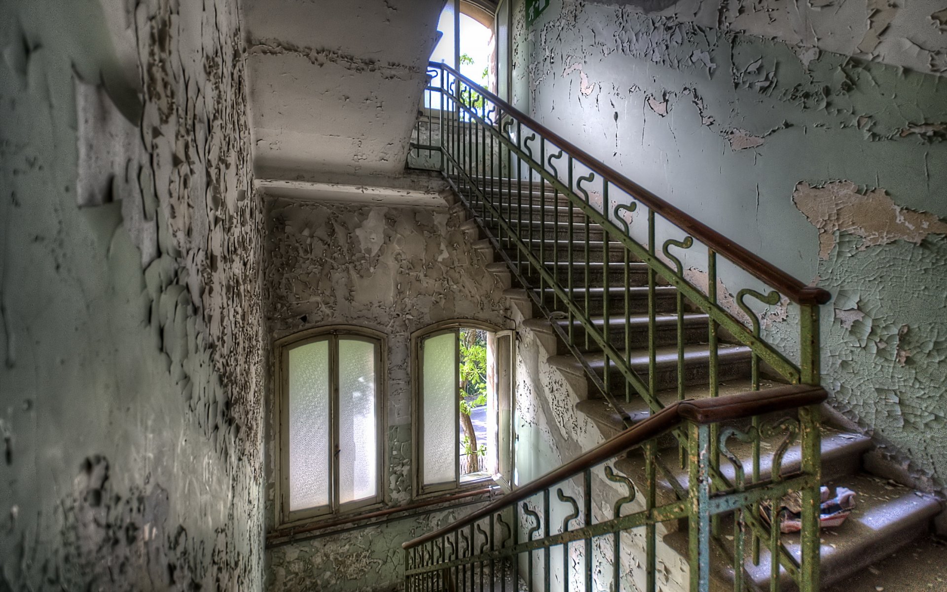 escalier intérieur fond