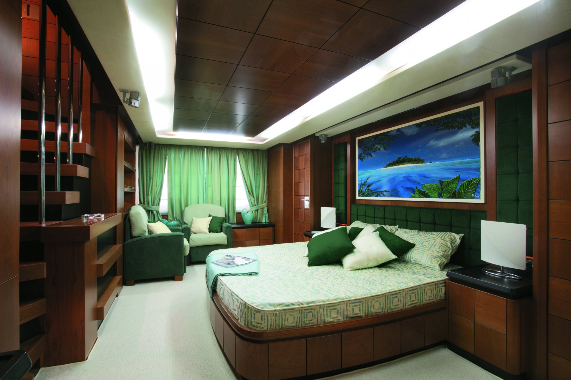 interior style design yacht suite cabin