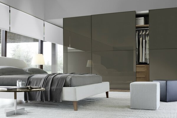 Stylish bedroom design for modern