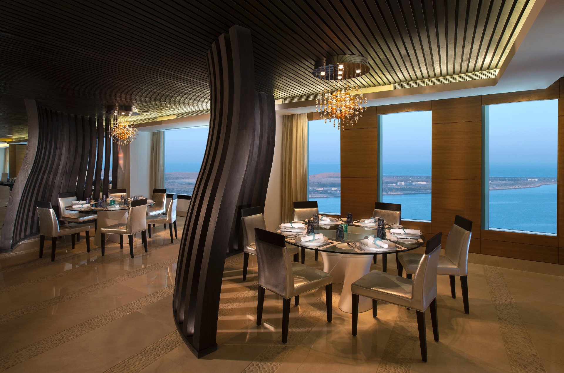 interni stile design ristorante abu dhabi