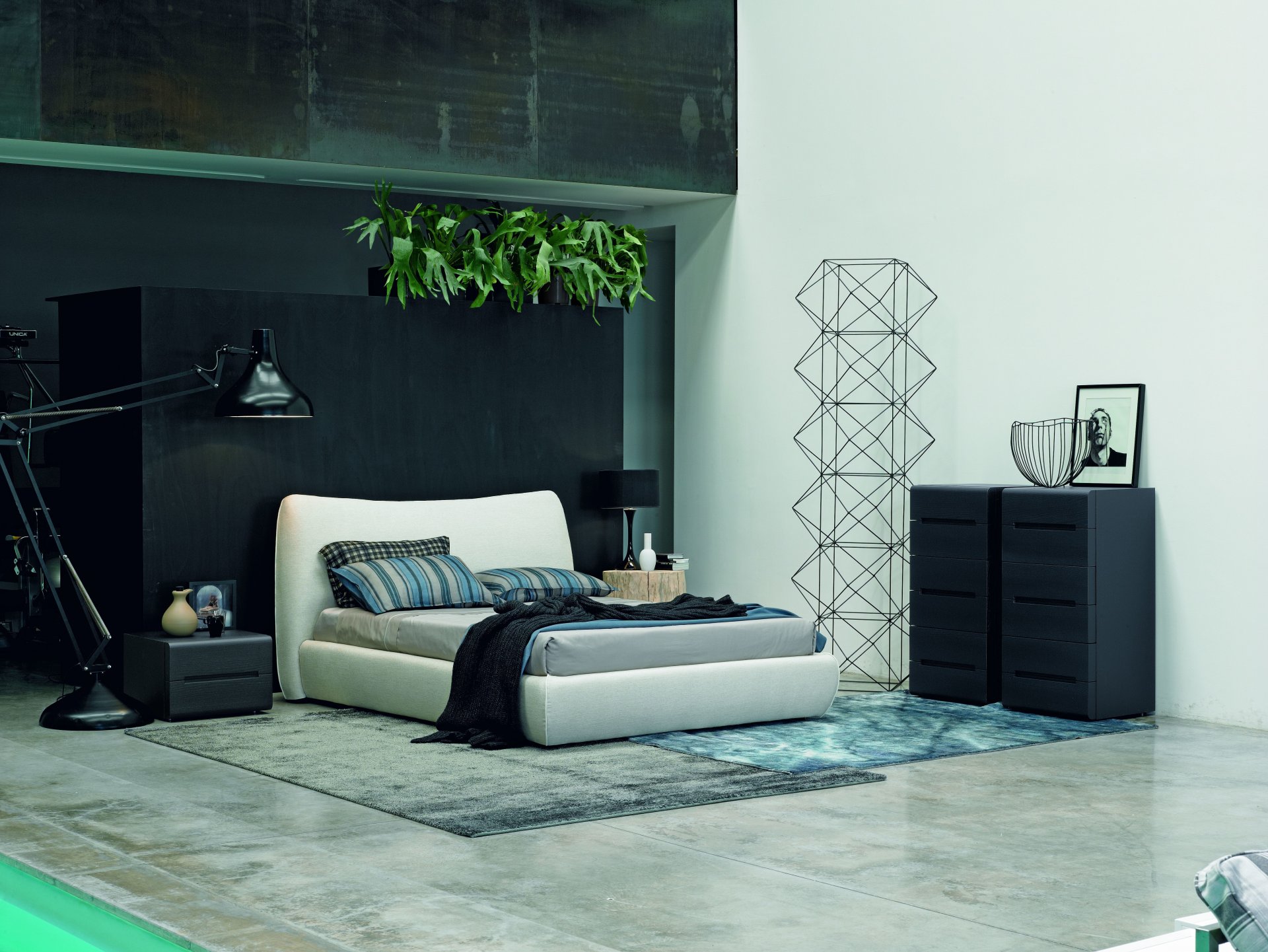 interieur design schlafzimmer modern modern bett