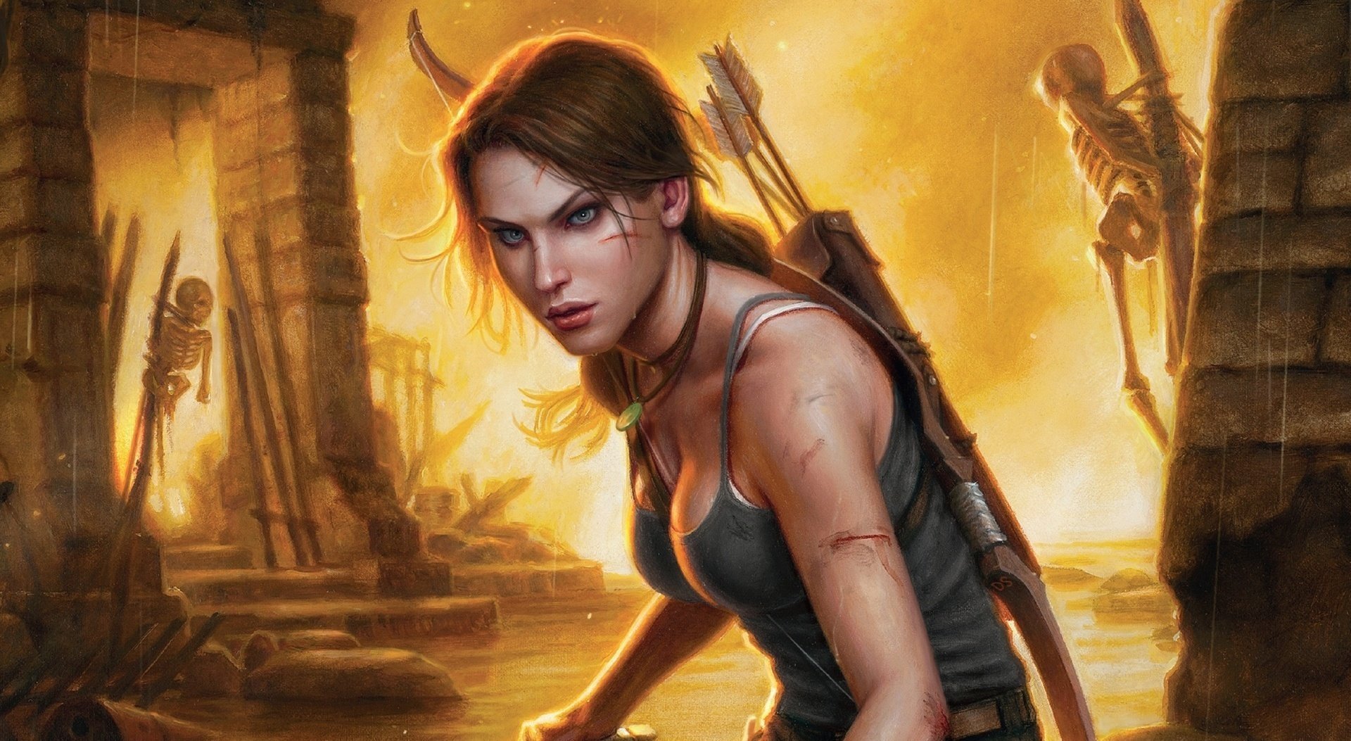 jeu tomb raider dessin