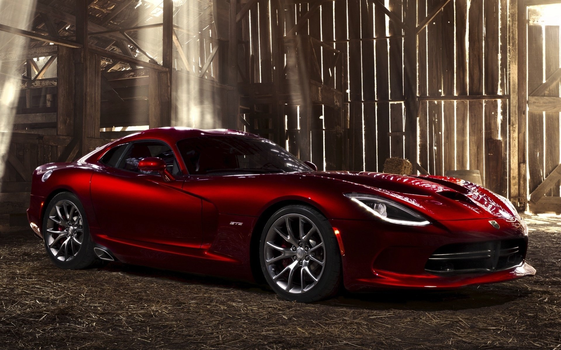 dodge красный srt viper суперкар передок вайпер додж gt