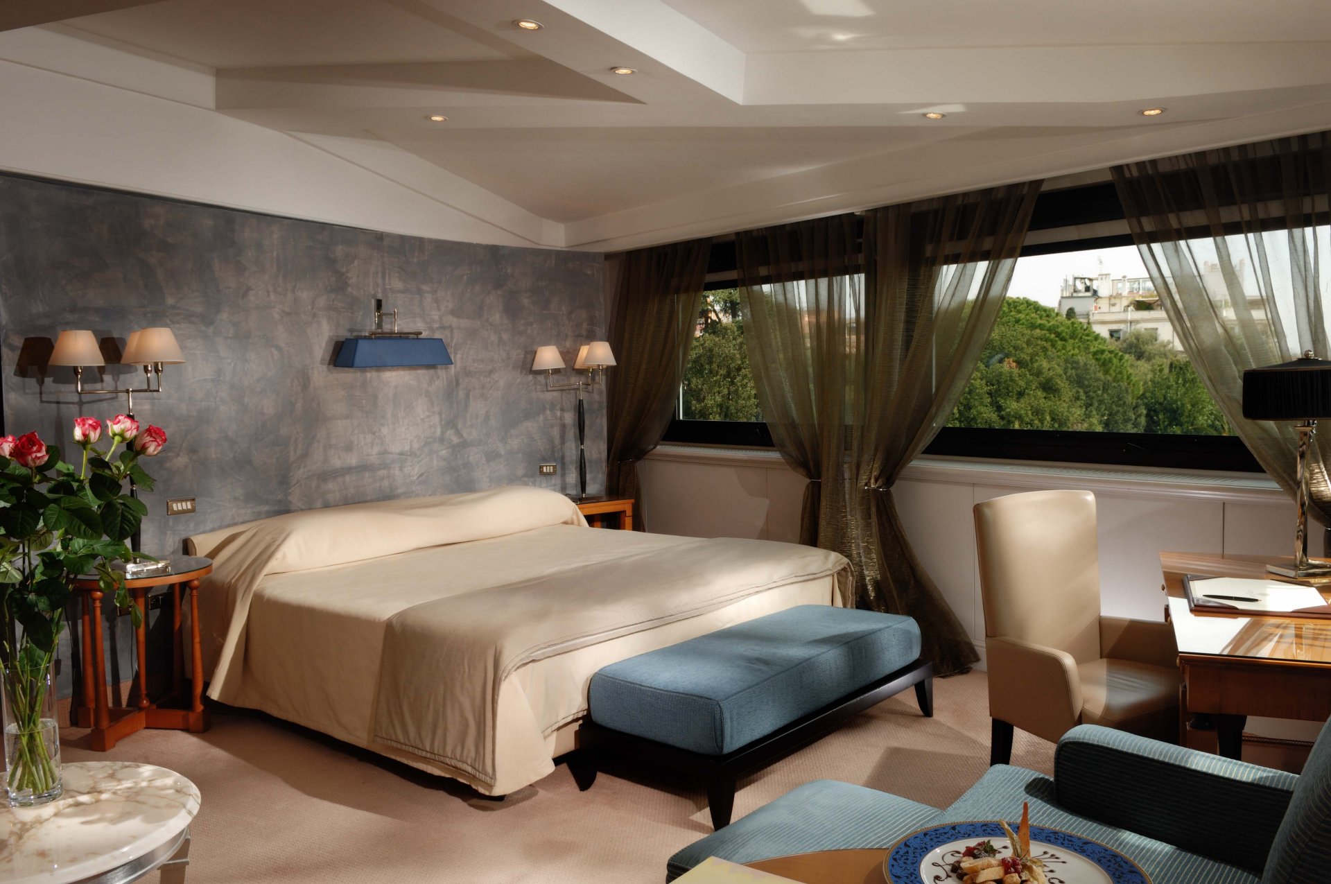 interior style design house villa room bedroom