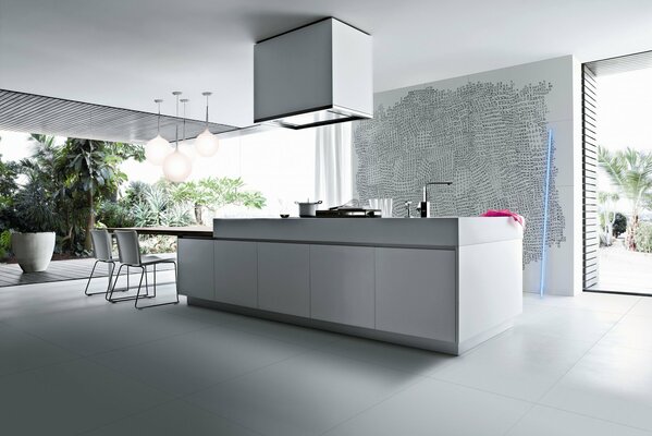 Minimalistischer Stil. Design der Villa