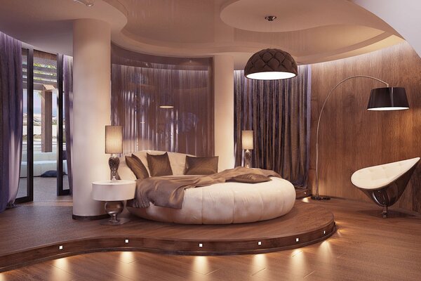 Modern bedroom design and decor