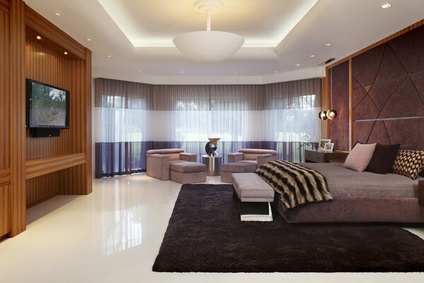 Elegant style in one of the rooms