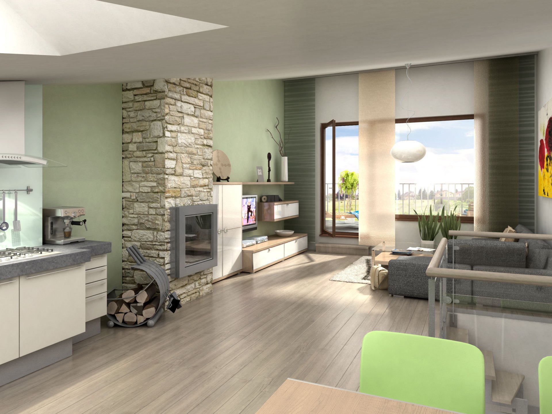 interno stile design casa villa cottage spazio abitativo