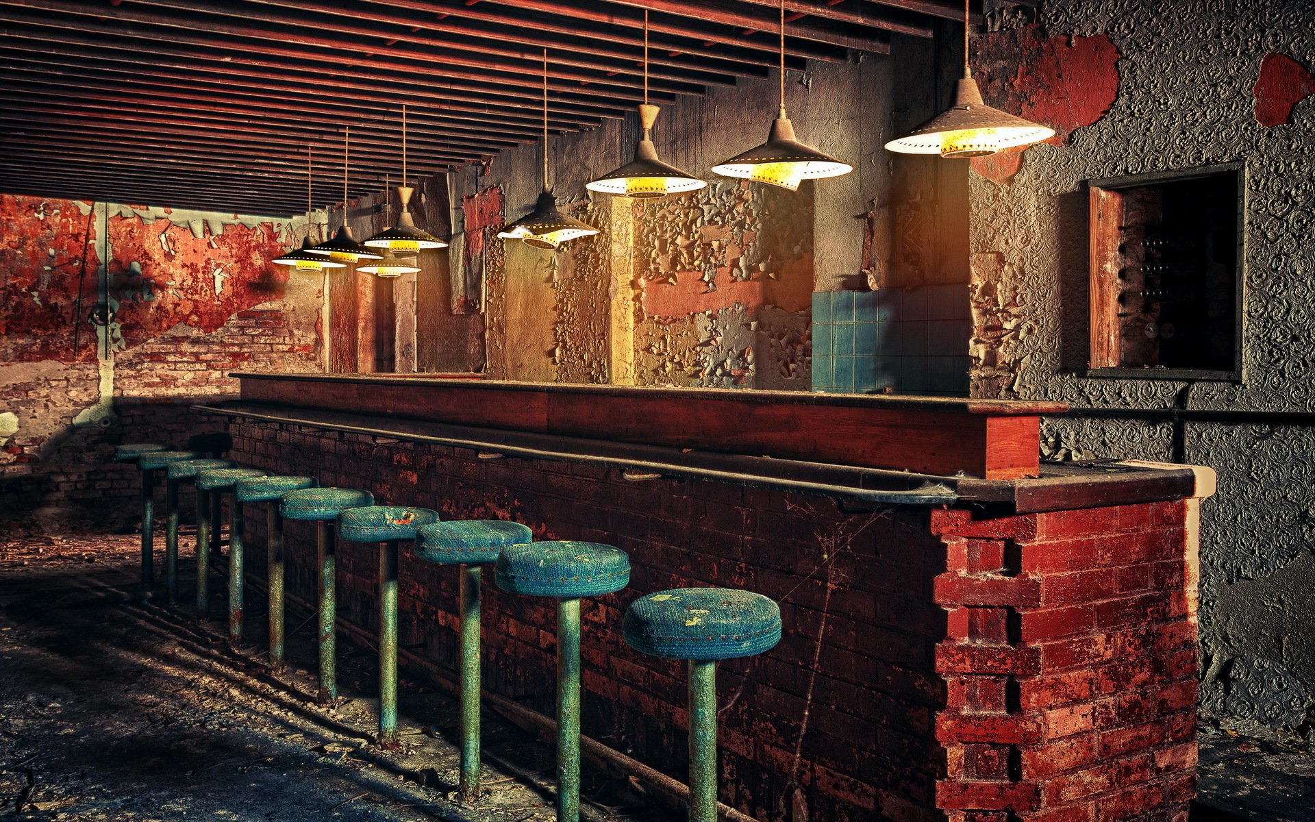 bar intérieur fond