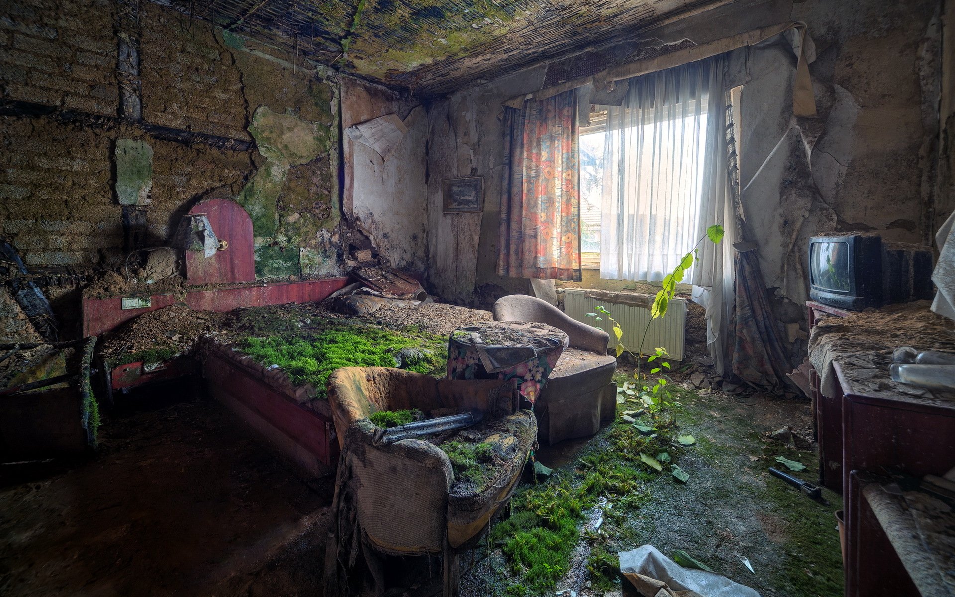 chambre fenêtre intérieur