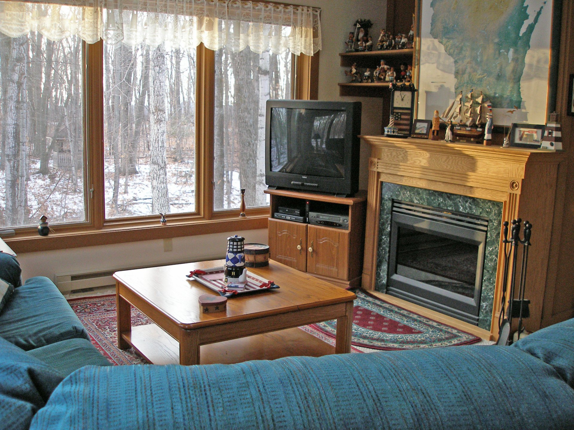 intérieur style design maison de campagne chalet salon