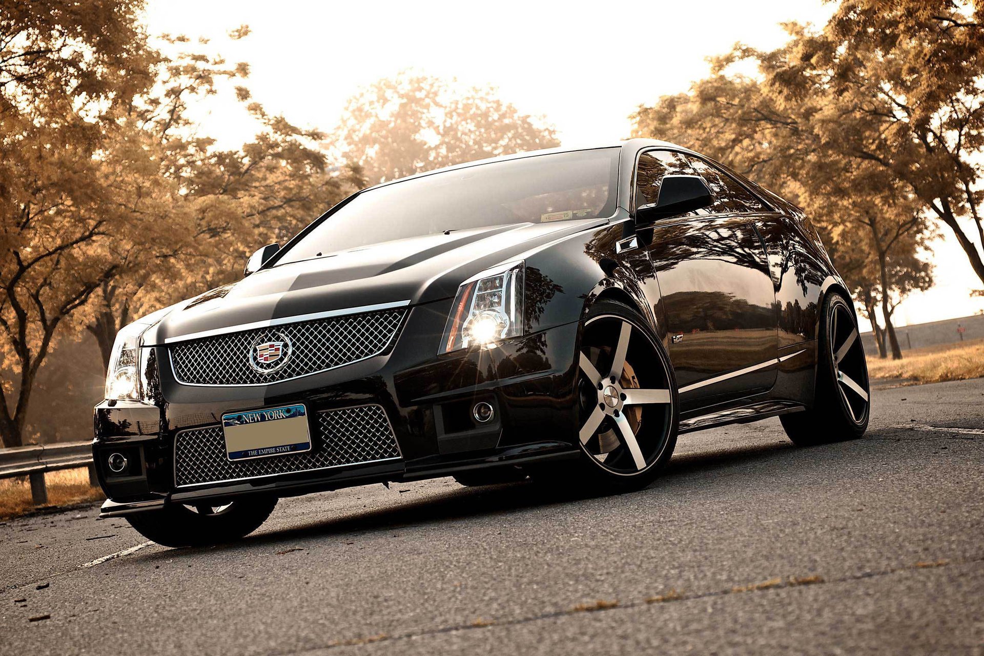 cadillac cts-v cadillac przód black czarny