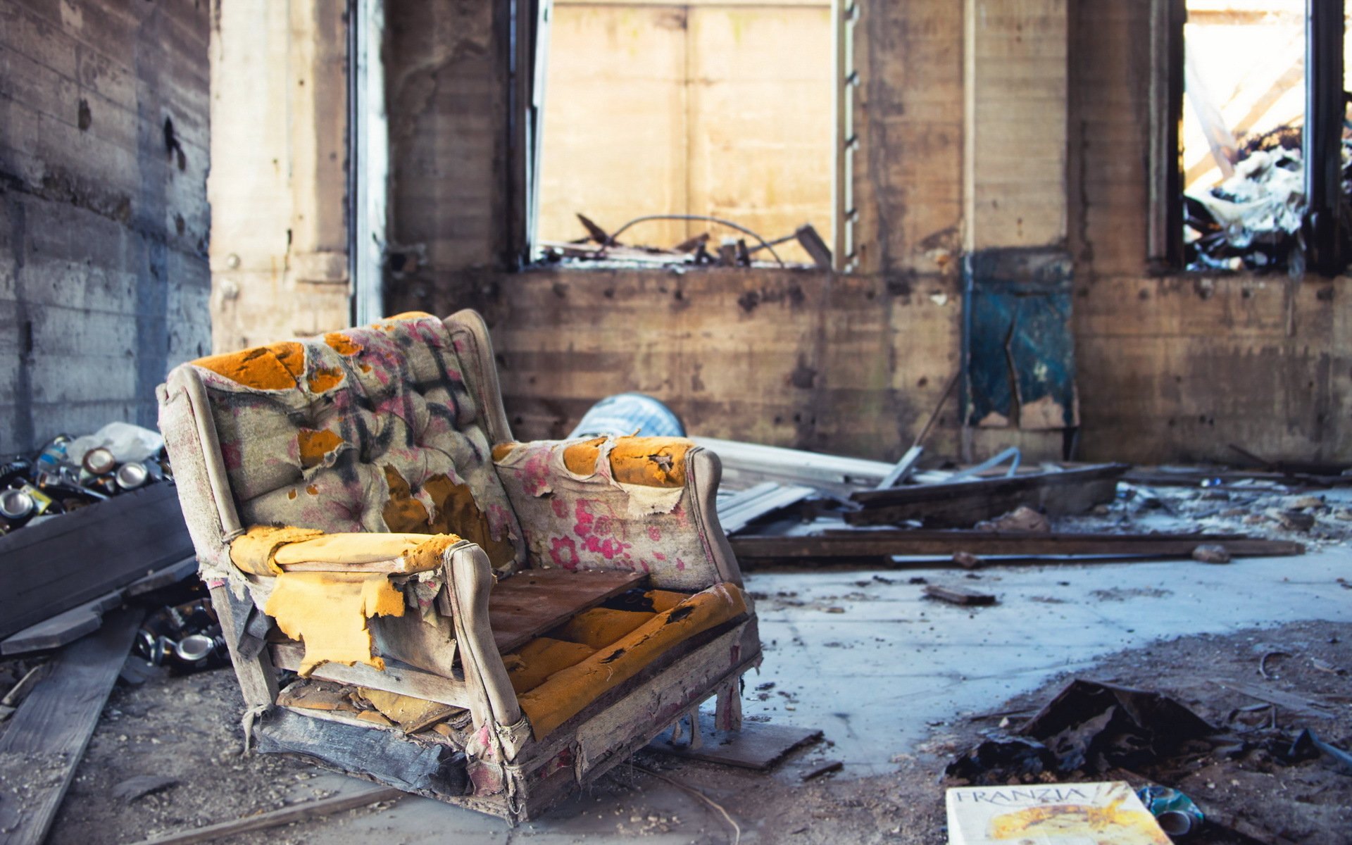 habitación sillón interior