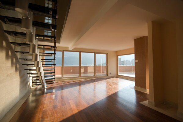 Stylish apartments with panoramic windows