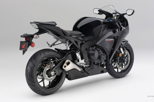 Honda Sport Motorrad schwarz