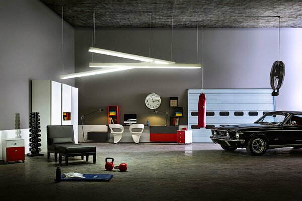 Sports and classics in garage design