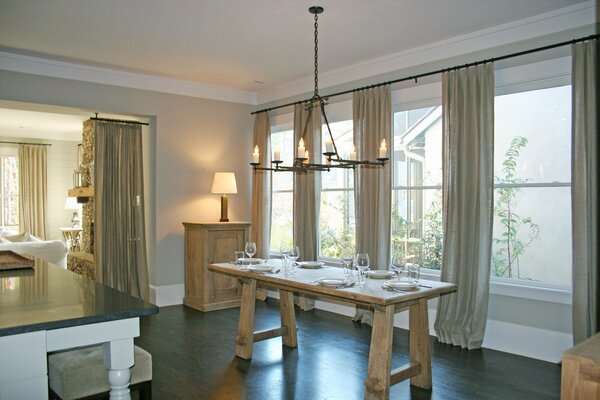 Stylish modern dining room