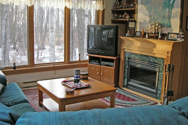 Intérieur d une maison de campagne