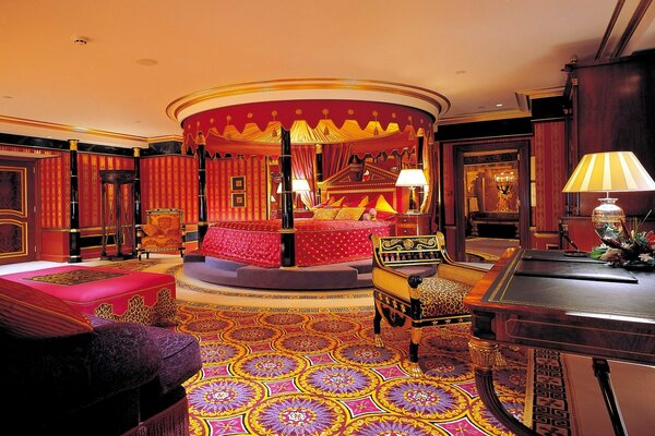 Al Arab bedroom paint and carpet