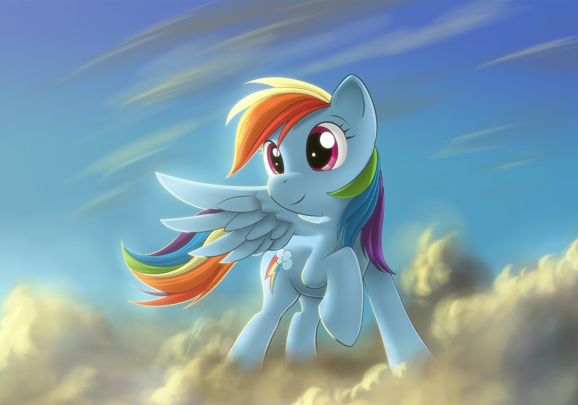 пони my little pony облока rainbow dash