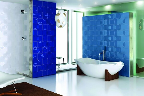 Bagno in stile moderno in casa