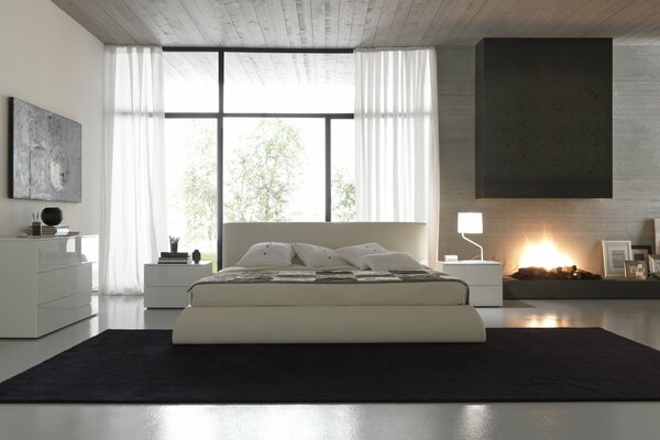 Chambre design moderne dans la maison