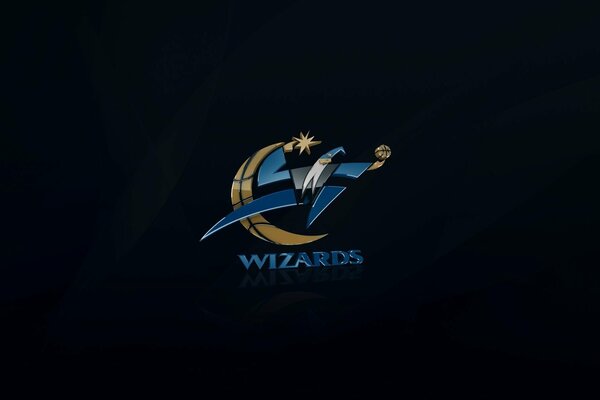 Logotipo del equipo de baloncesto con el mago