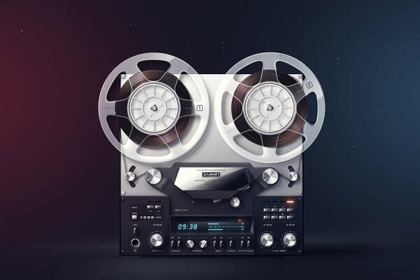 Stereo retro tape recorder Olympus