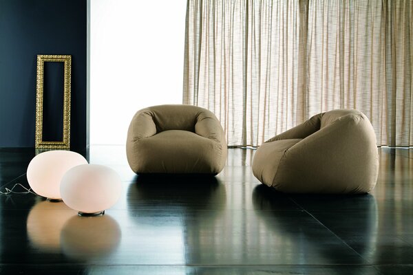 Art Nouveau interior with armchair