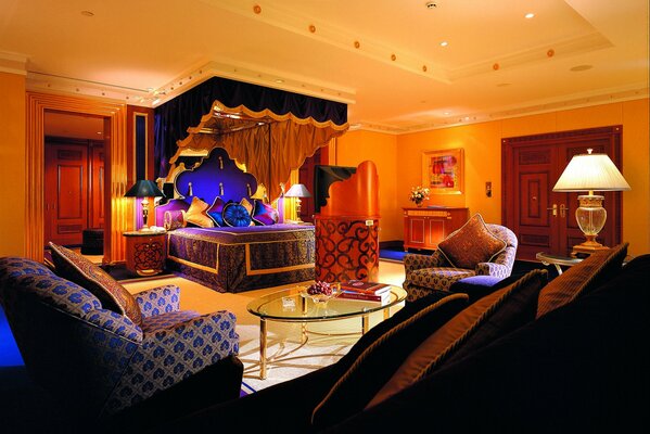 In Arab hotels there are always luxurious beds