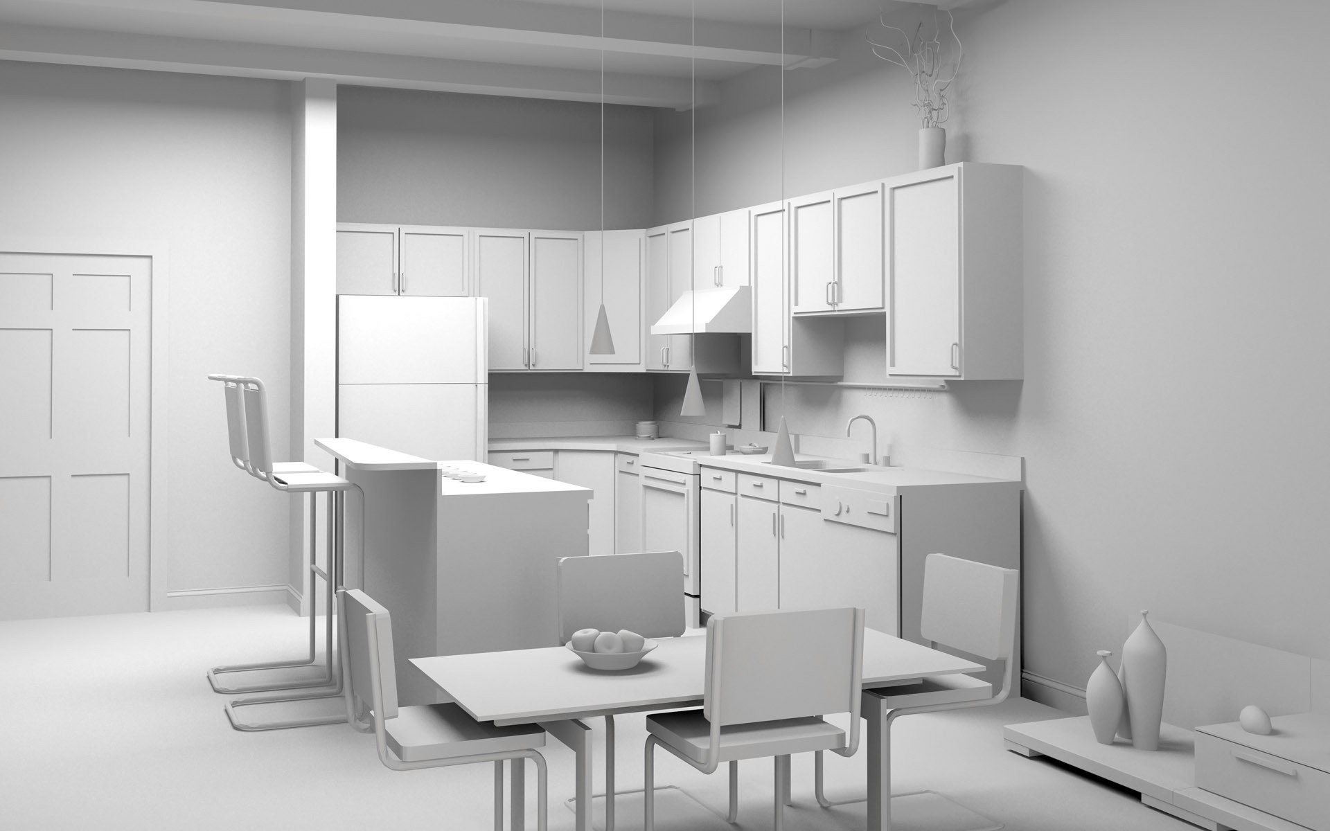 style design projet cuisine chambre meubles intérieur fond clair