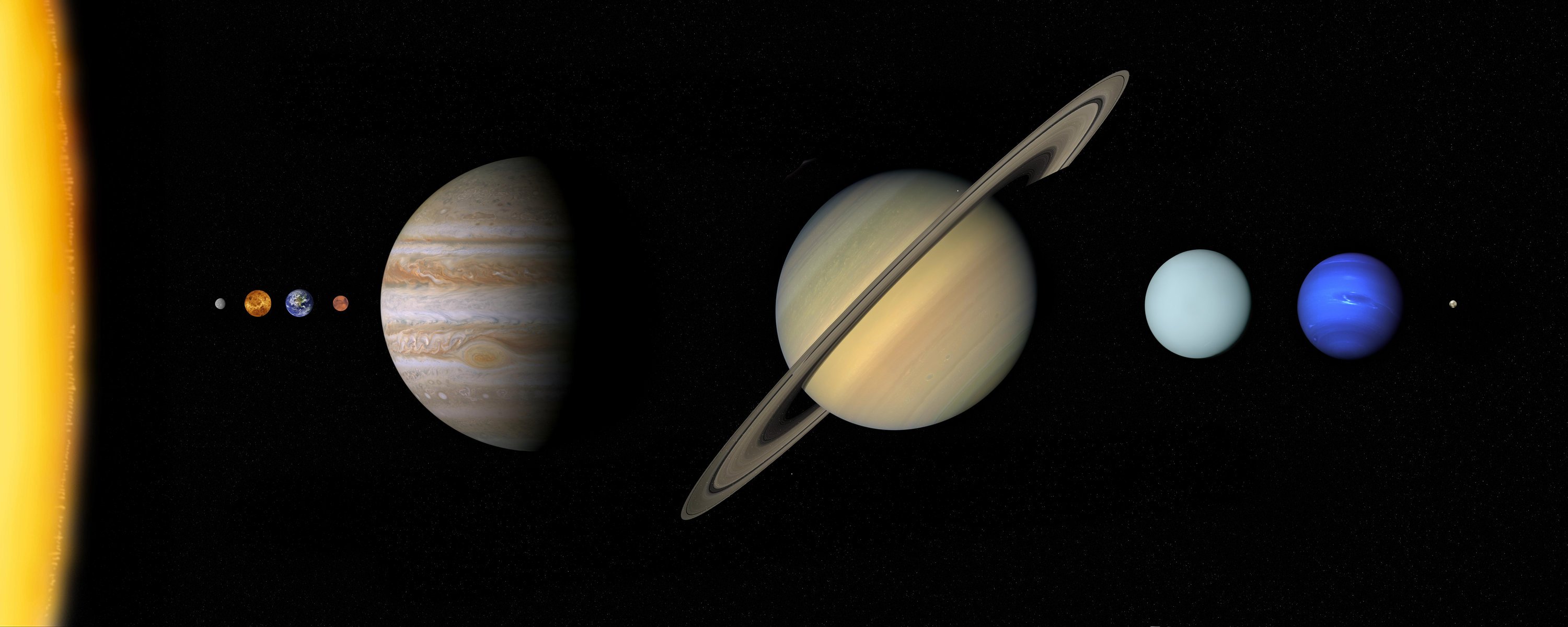 planeten sonnensystem in ordnung