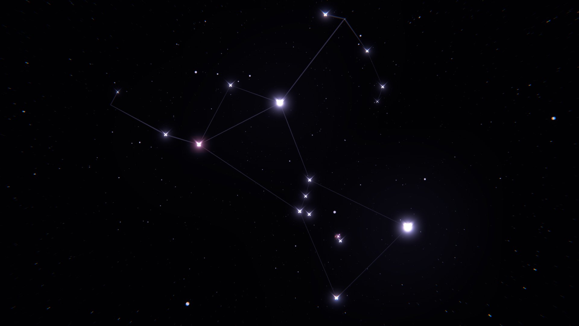 orion constellation étoiles espace