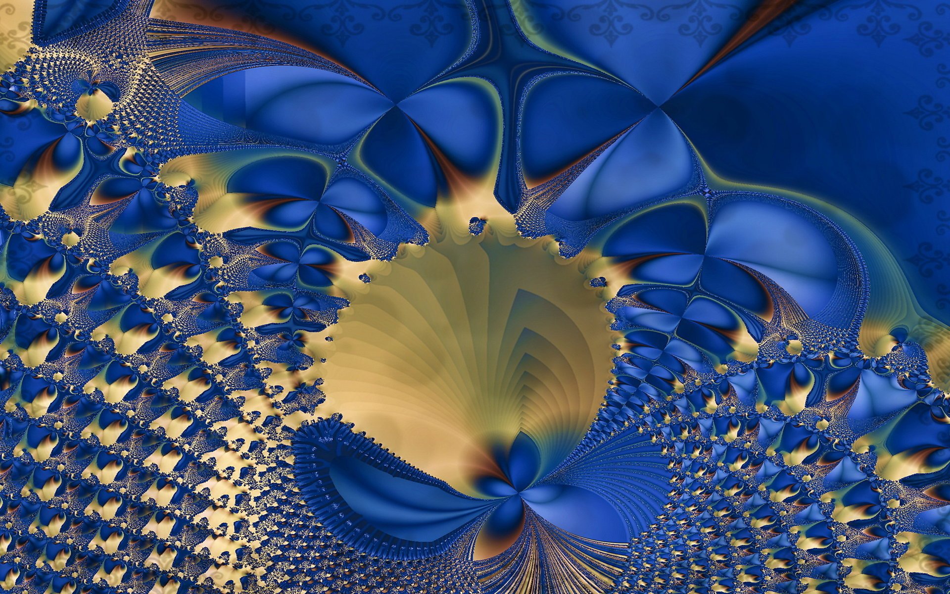 цвет форма fractal abstract