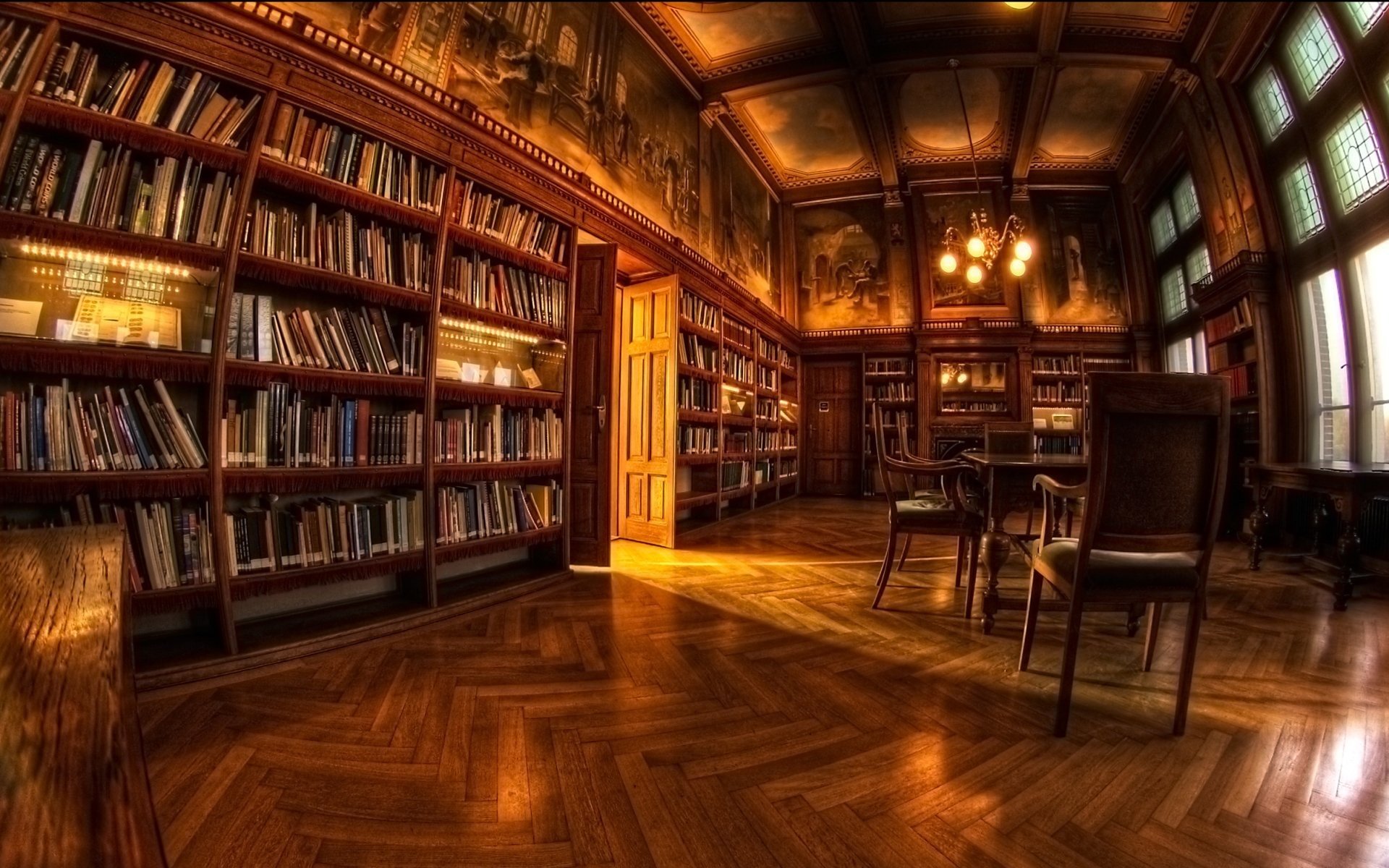 library room wallpaper