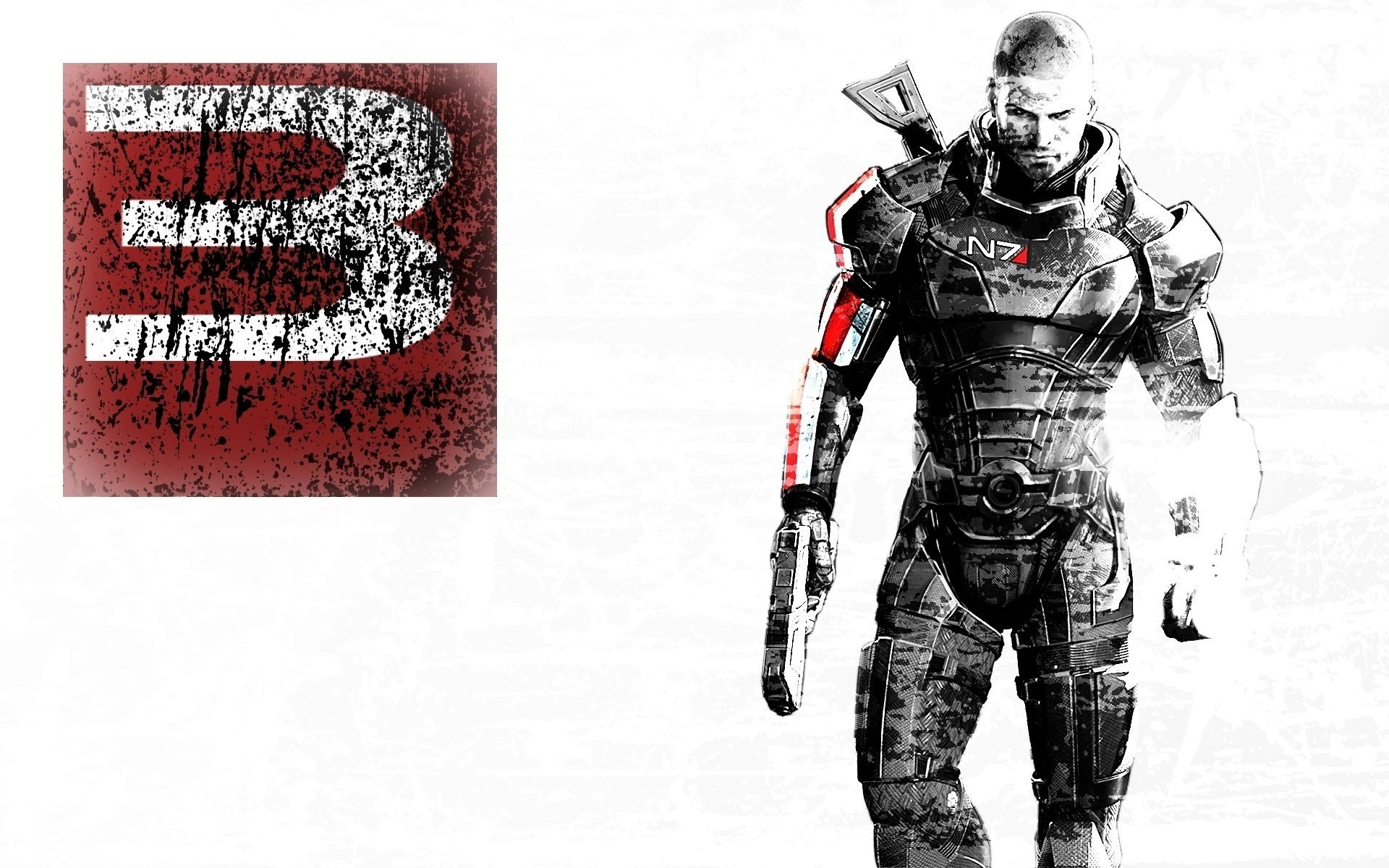 men shepard mass effect mass effect 3 white background