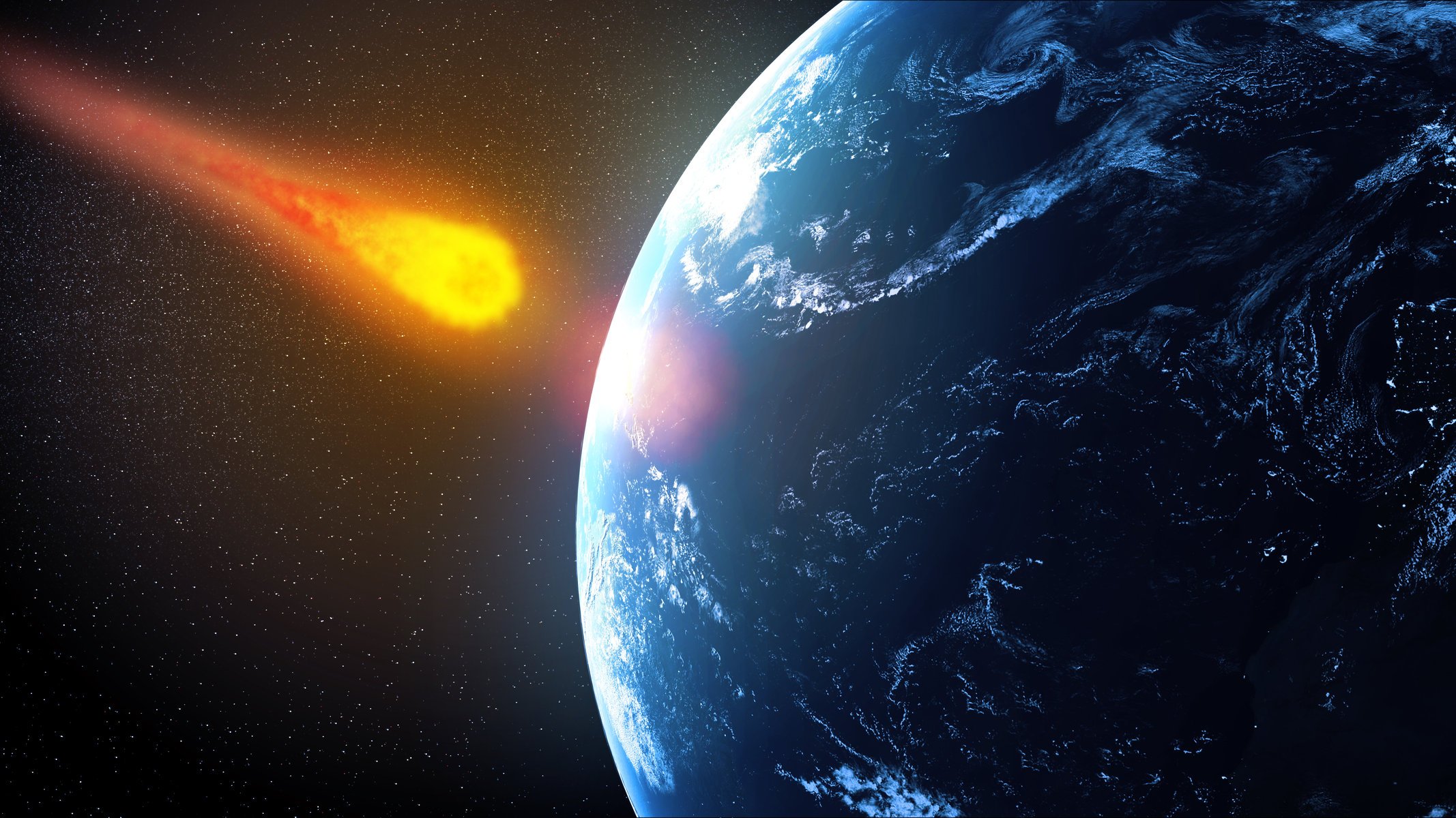 météorite impact futur destruction planète