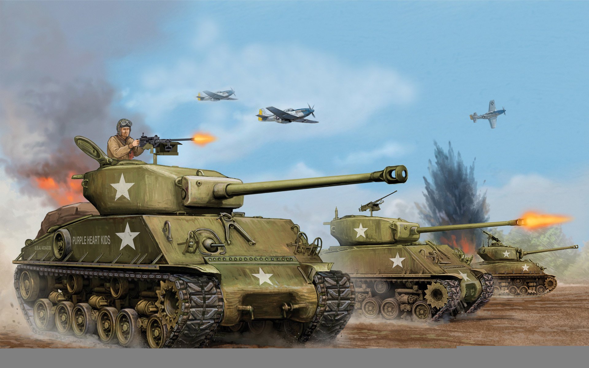 1944 m4a3 e8 easy usa art in sherman average tank eight