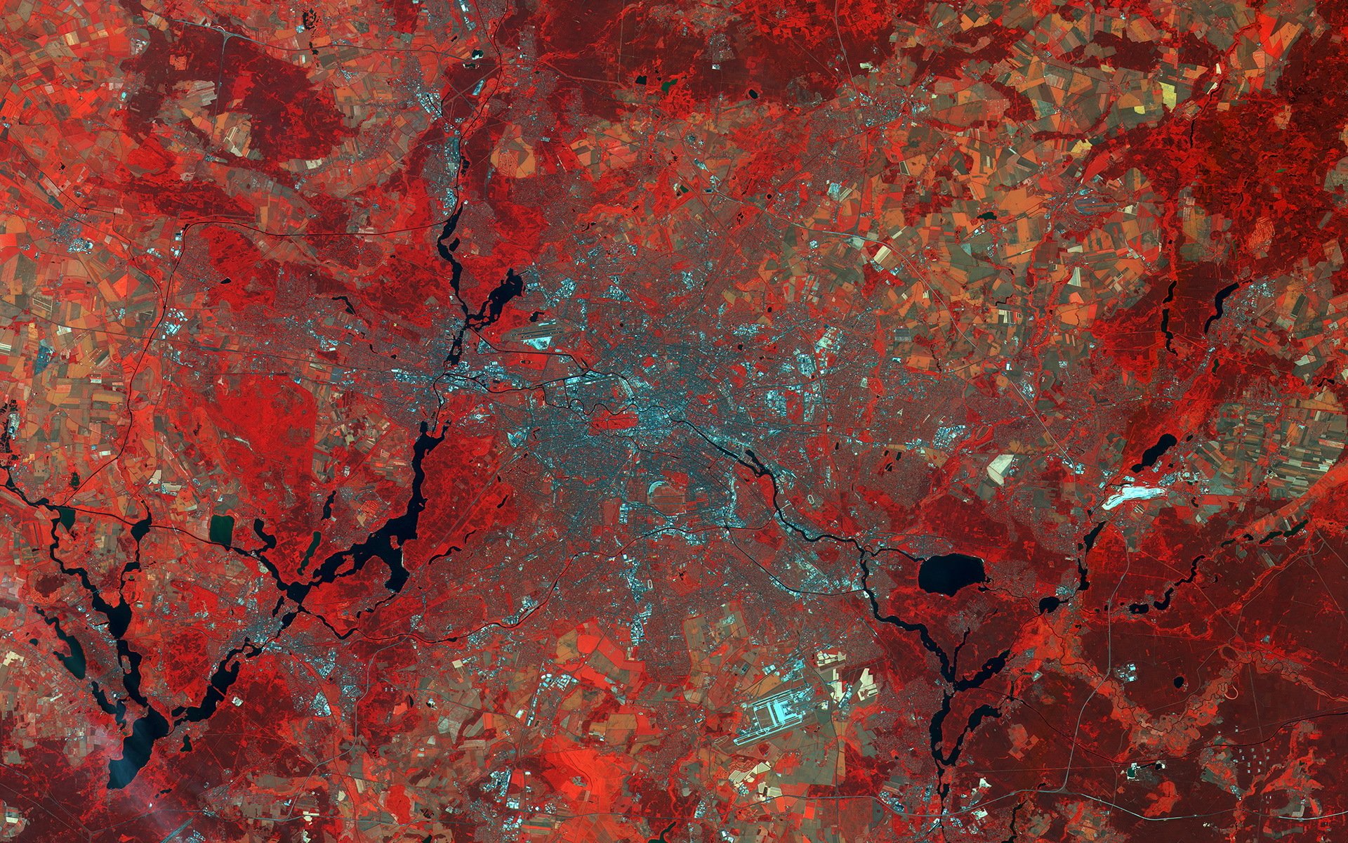 terre de l espace sentinel-2a berlin allemagne