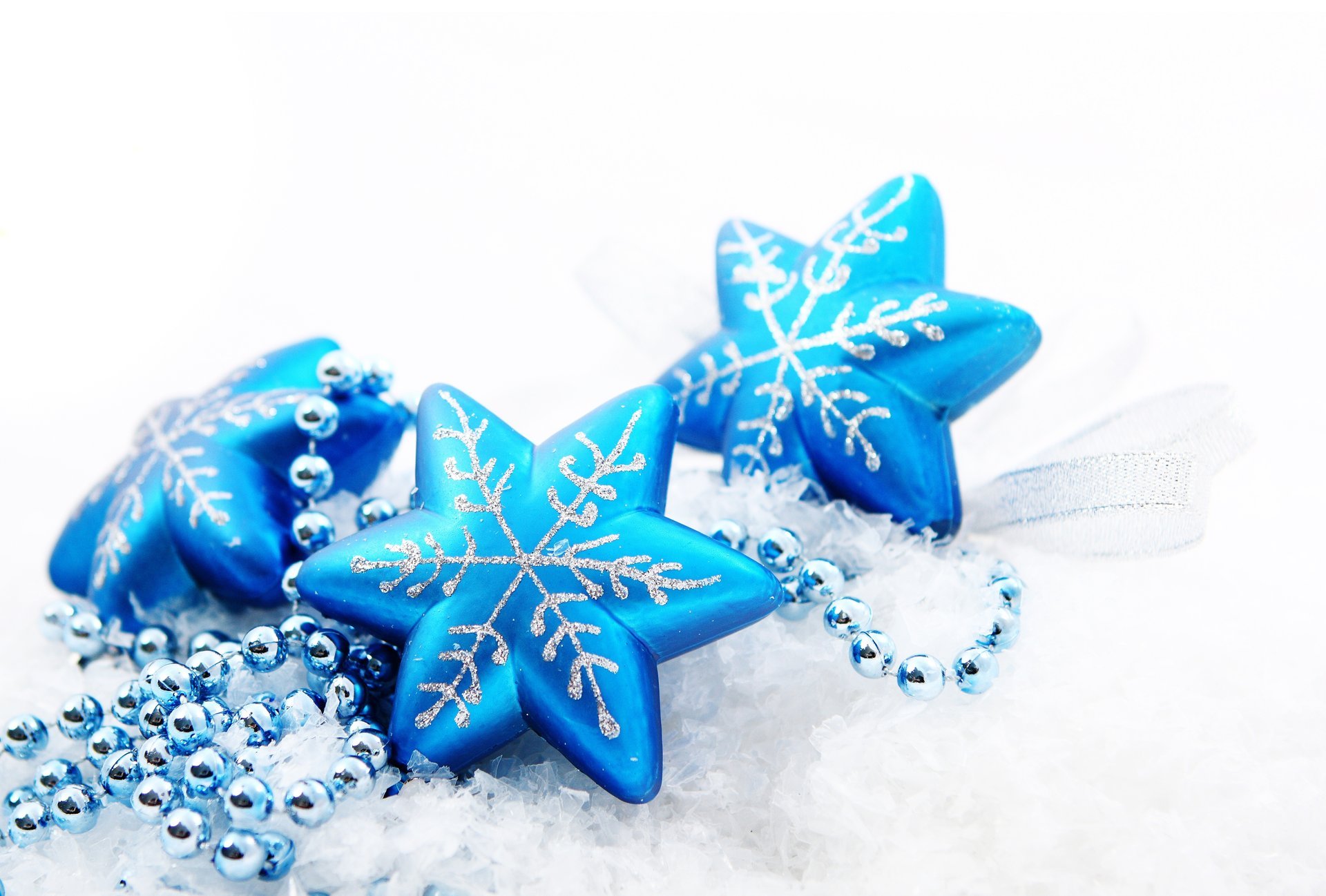 christmas decorations snowflakes beads star