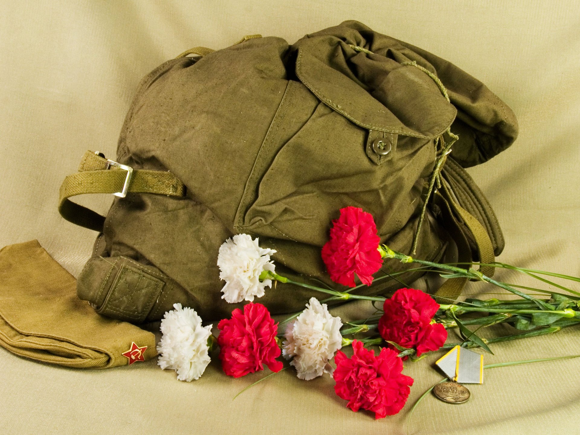 men flowers pussy backpack medal all