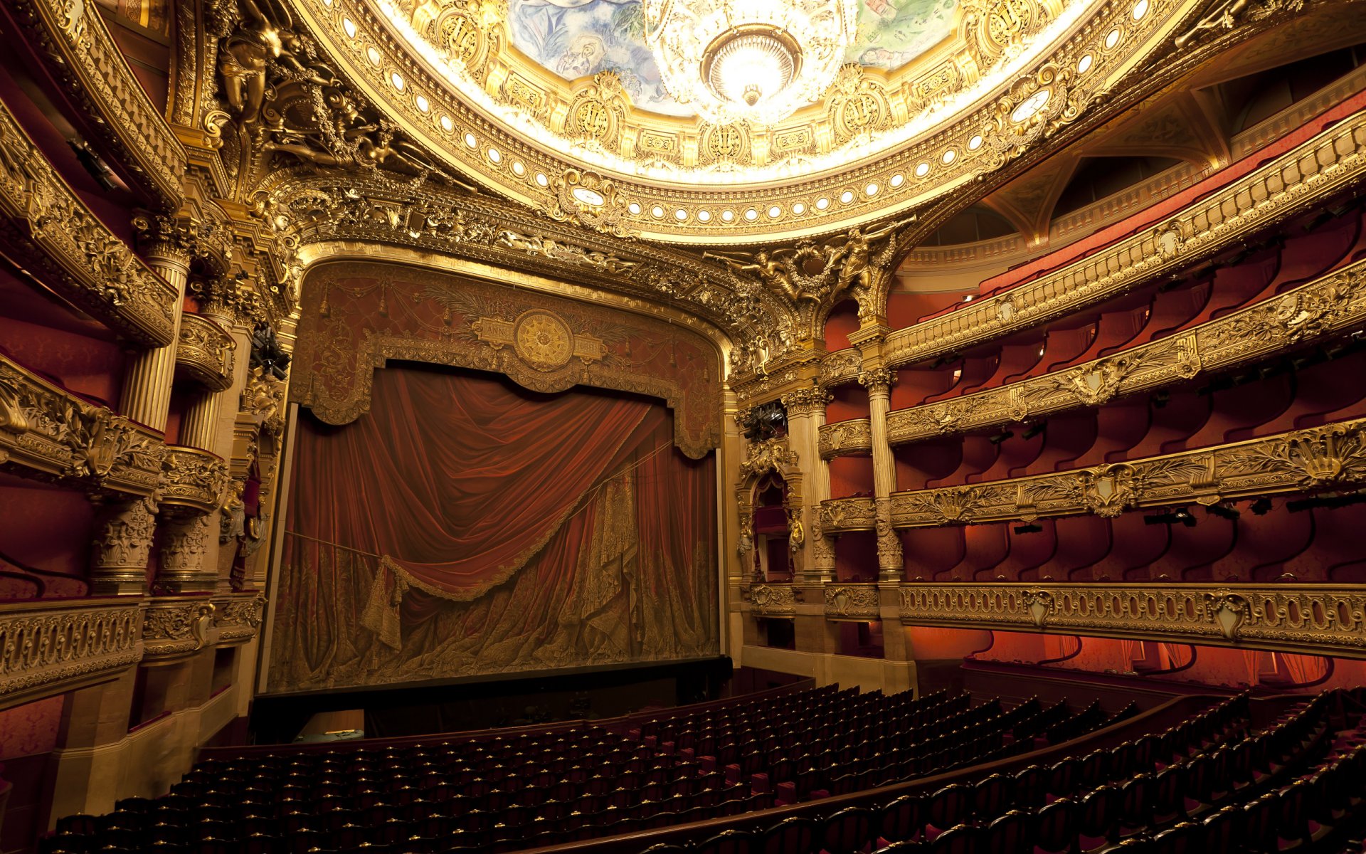 architektura teatr palais garnier paryż francja