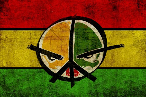 Symbole MS Noize sur fond de couleurs rouge, jaune et vert