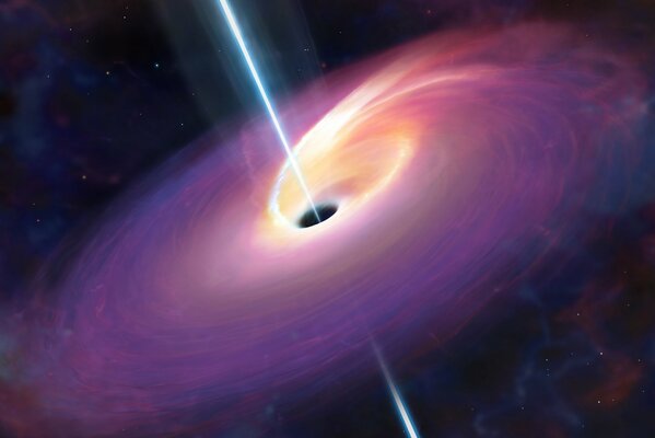 Czarna dziura, skrzep energii w niekończącej się przestrzeni