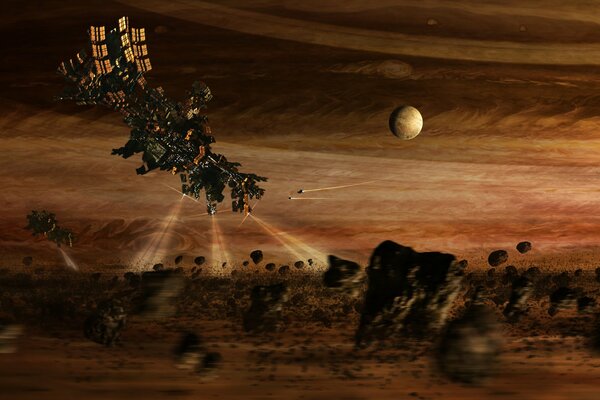 Fantastic , spacecraft destroying ships