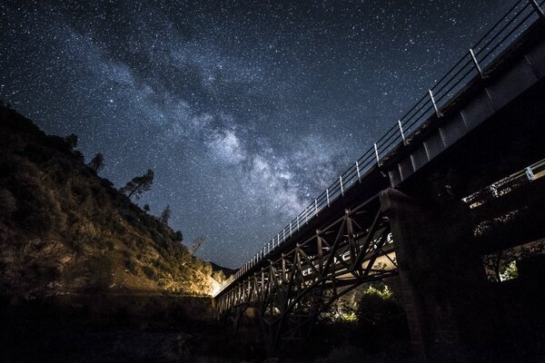 Cielo estrellado y Caos urbano