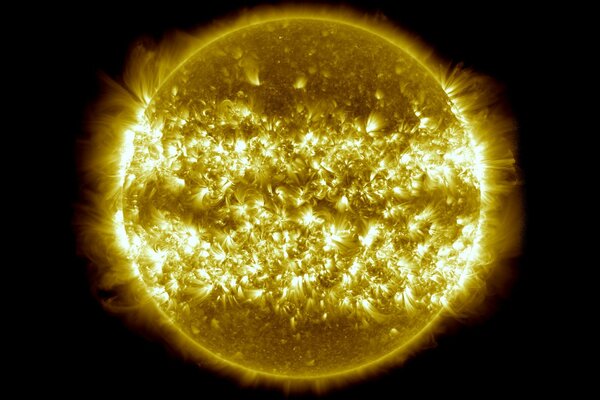 Solar flares. Photo courtesy of nasa